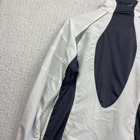 SWIX Ultralight Windbreaker Jacket Wom XS Full Zip Lightweight Floral Embroidery - Picture 13 of 16